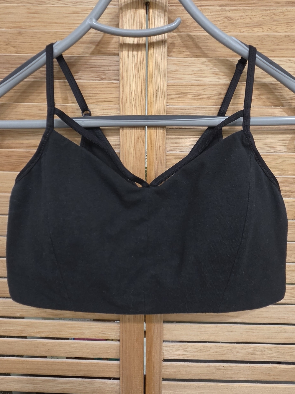 Victoria's Secret Black Lightly Lined Bralette With Removable Pads Size M